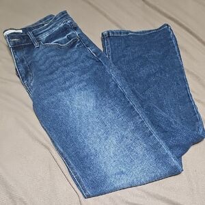 KanCan Women's Straight Leg Jeans - Blue